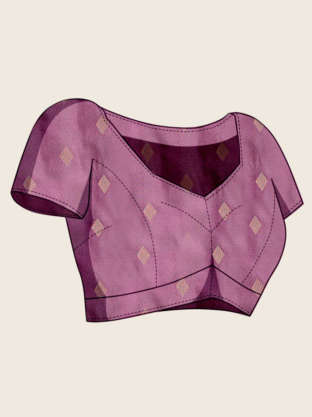 Women's Wine Soft Silk Woven Saree with Rich Zari Border