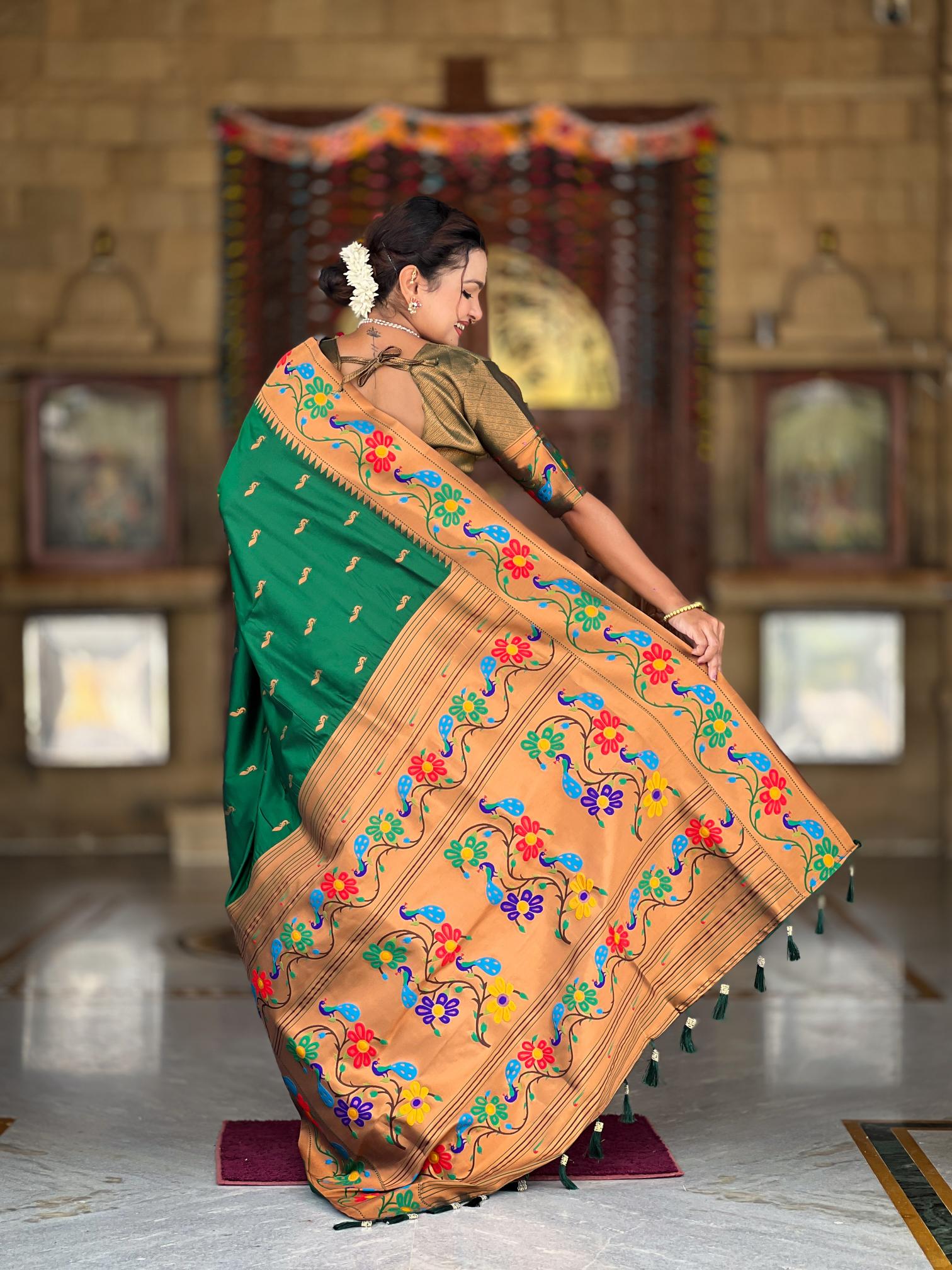 Premium Paithani Silk Saree for Women