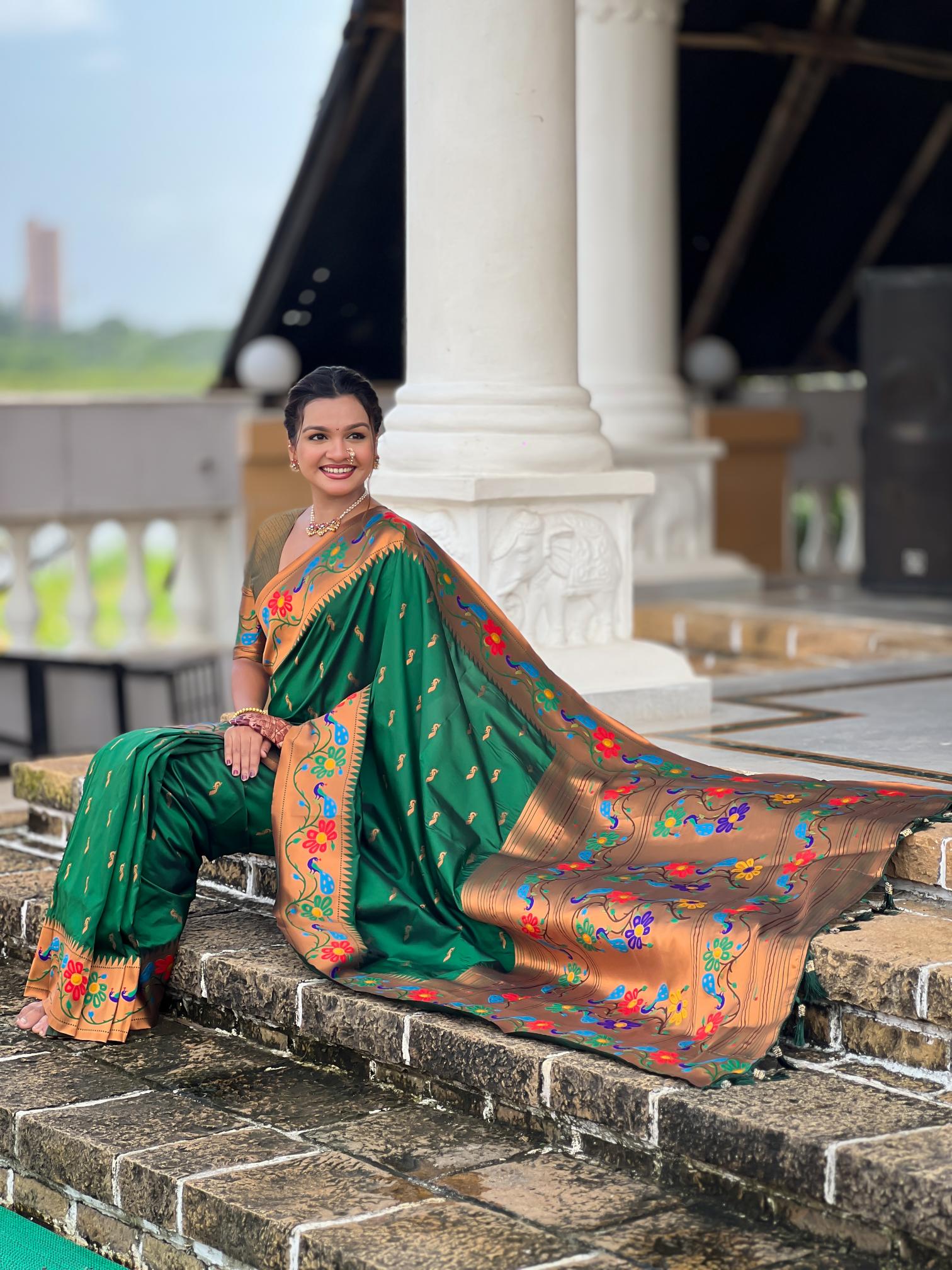 Premium Paithani Silk Saree for Women