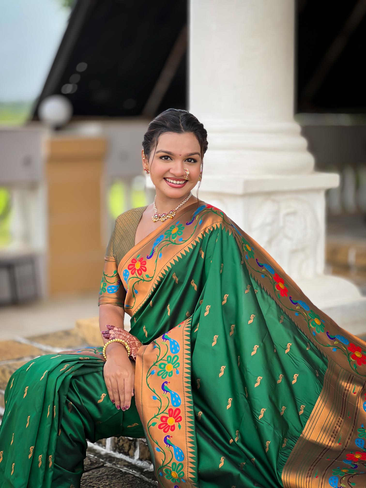 Premium Paithani Silk Saree for Women