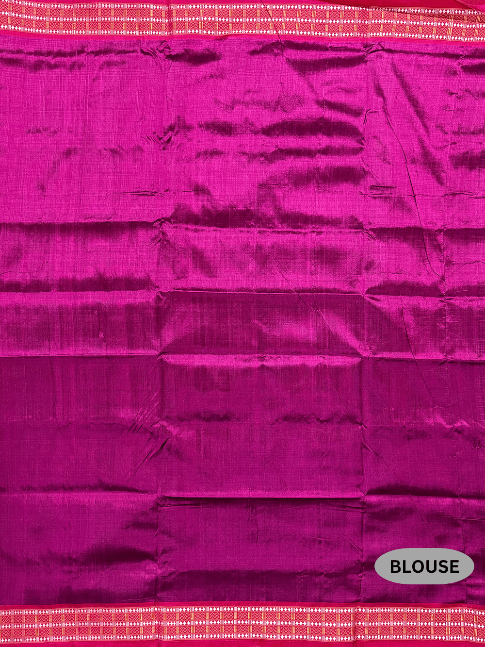 Green and Pink Pure Silk Handloom Khandua Patta Saree