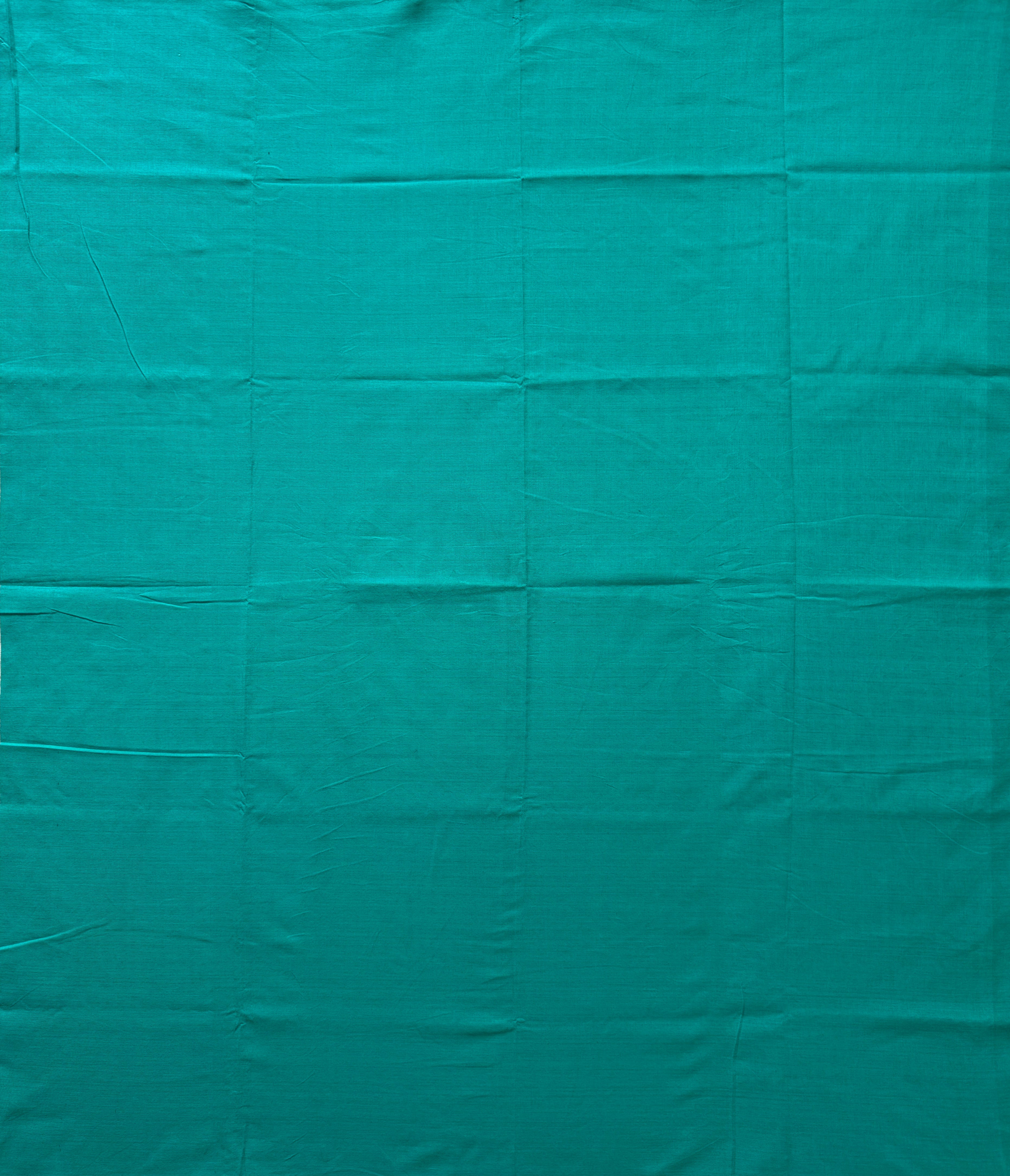 Blue and Teal Sambalpuri Handloom Cotton Dress Material With Parrot Motifs