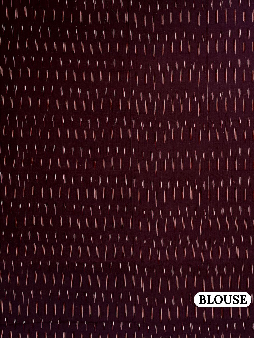 Light Pink and Red Pochampally Mercerised Cotton Handloom Saree in Ikkat Pattern
