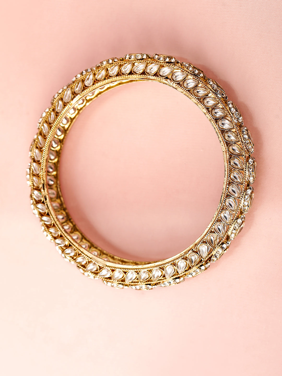 White Frost Contemporary Bangles