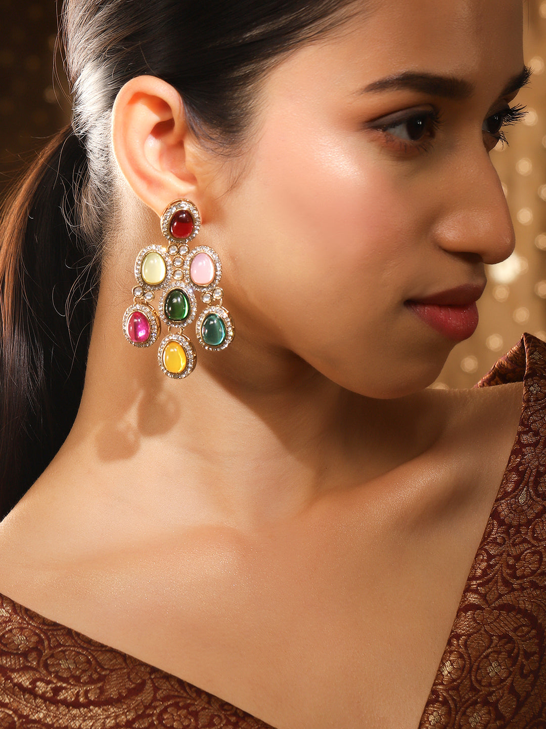 Fusion Bloom Multicolour Danglers