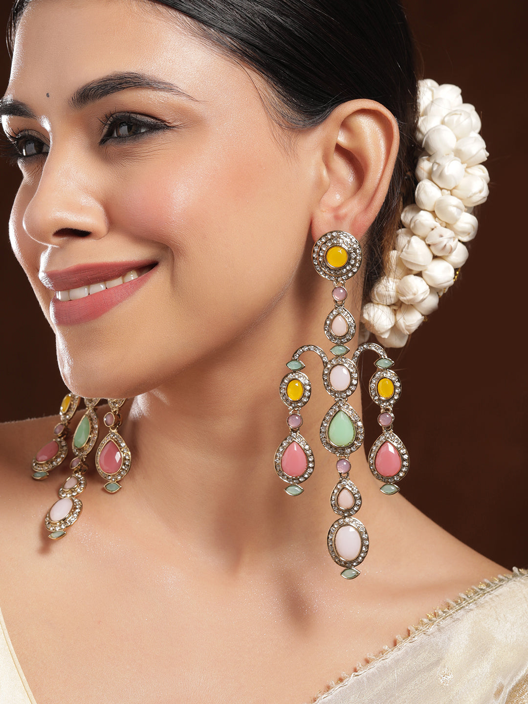 Color Play Multi Zirconia Danglers