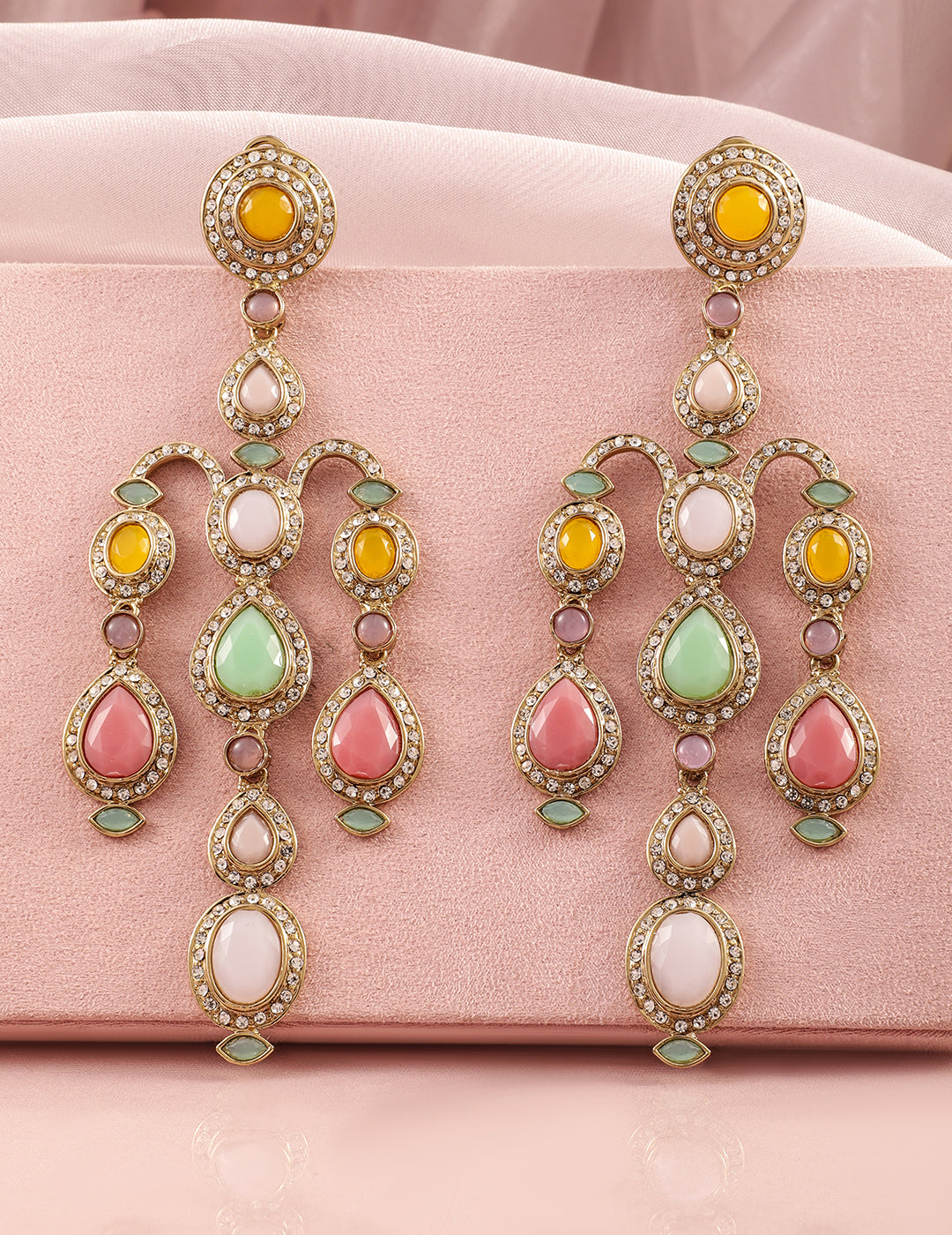 Color Play Multi Zirconia Danglers