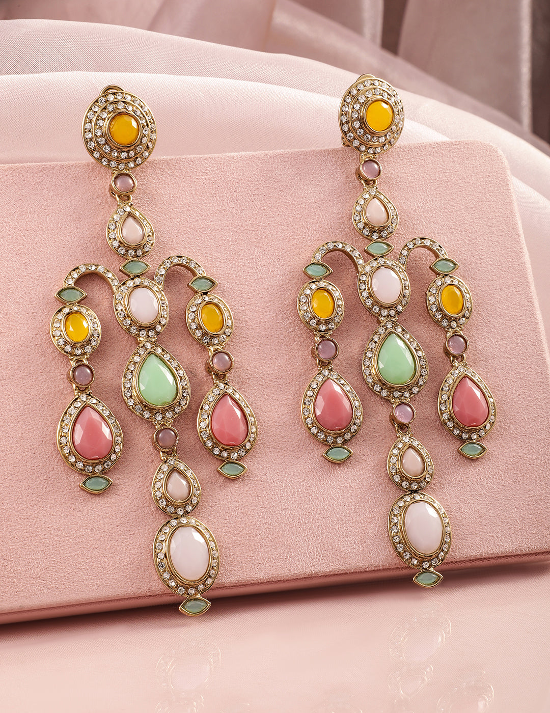 Color Play Multi Zirconia Danglers