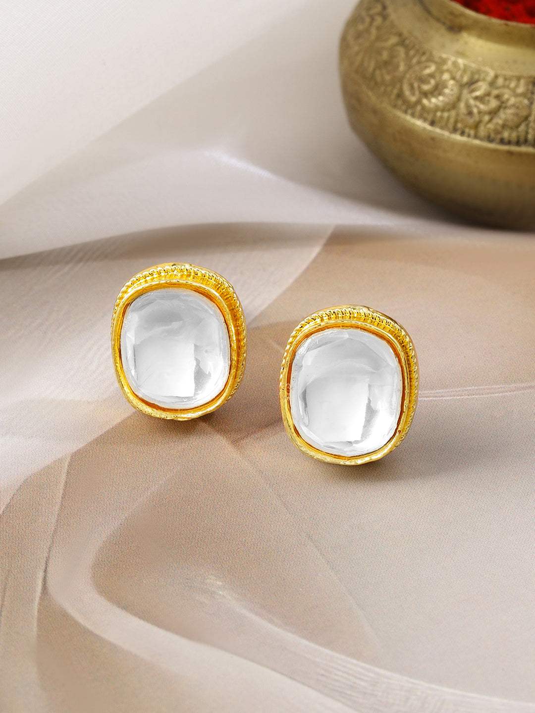 Classic Framed Kundan Studs