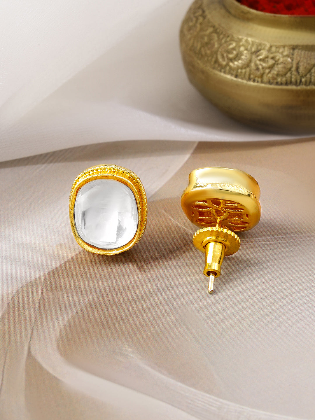 Classic Framed Kundan Studs
