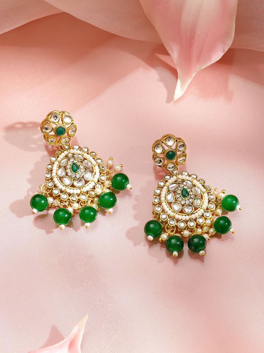 Royal Lustre in Green & White Choker Set