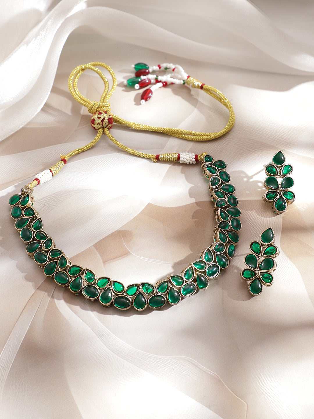 Garden Soul Green Necklace Set