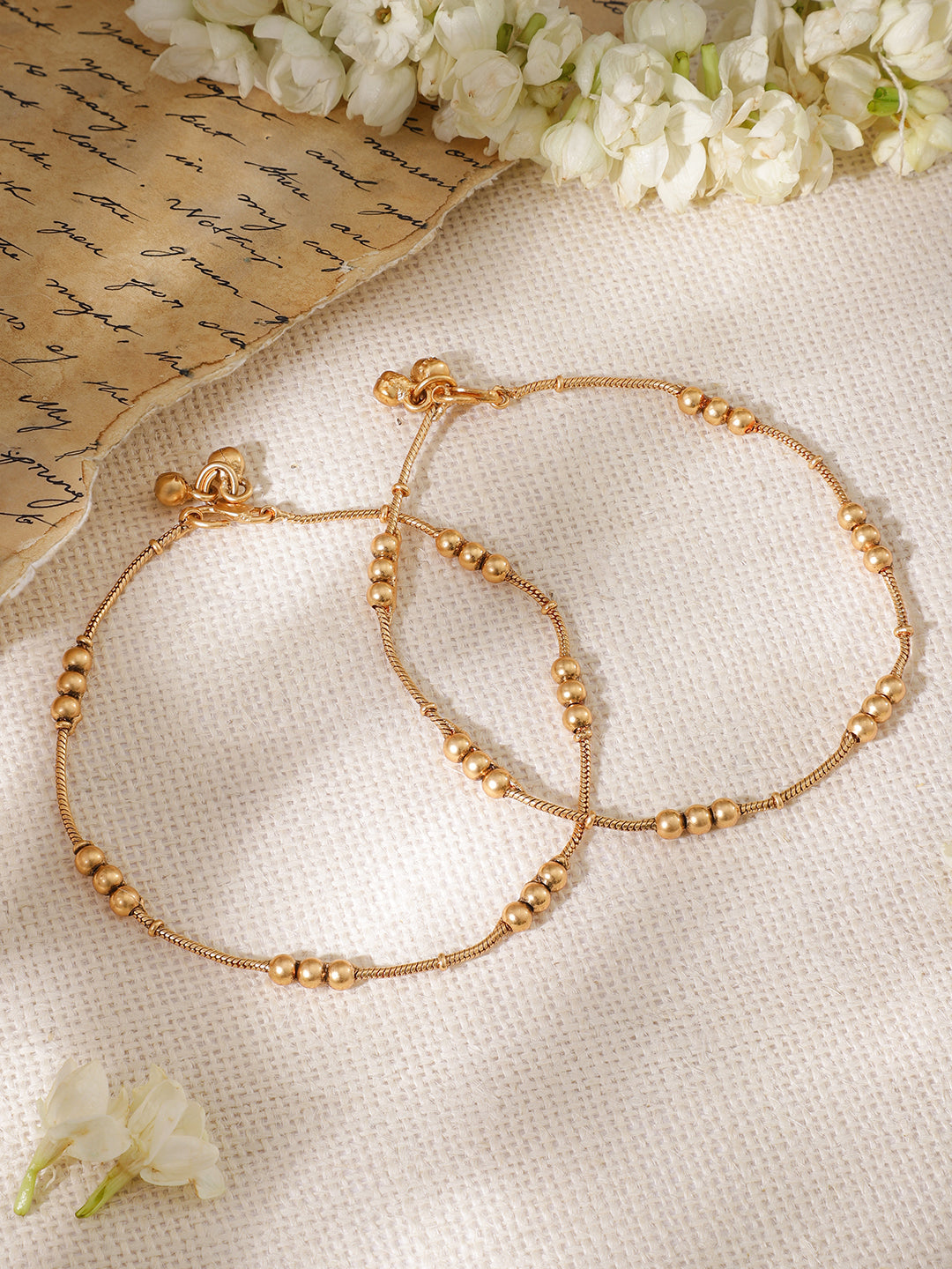 Wentra Gold-Plated Anklet