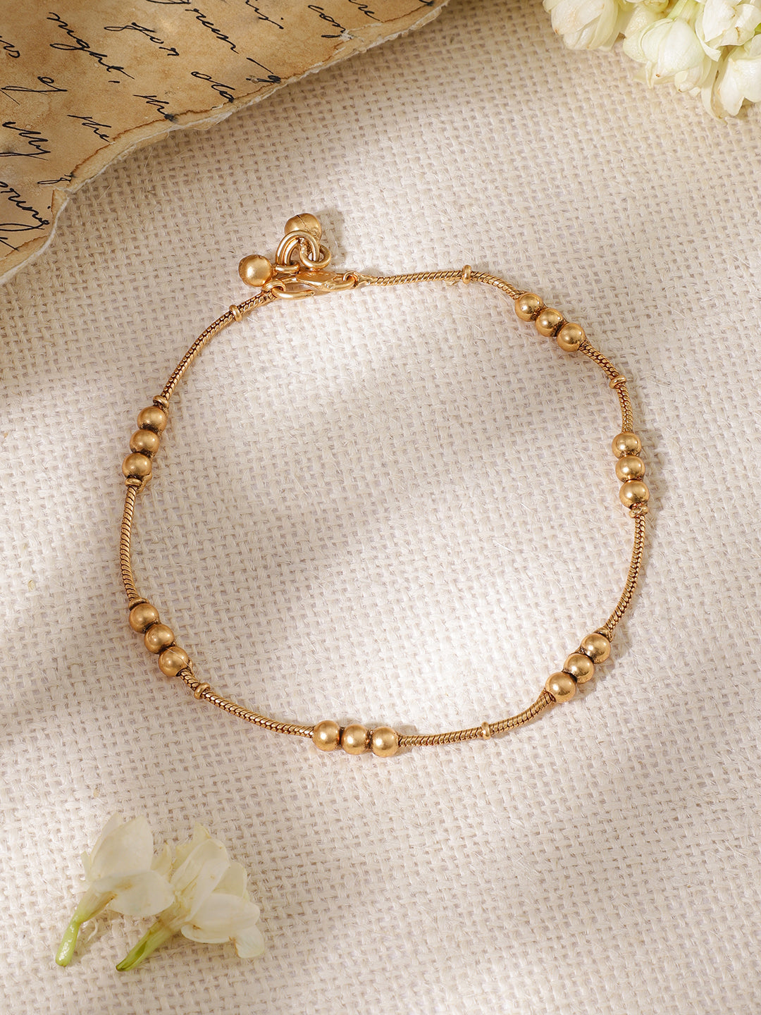 Wentra Gold-Plated Anklet