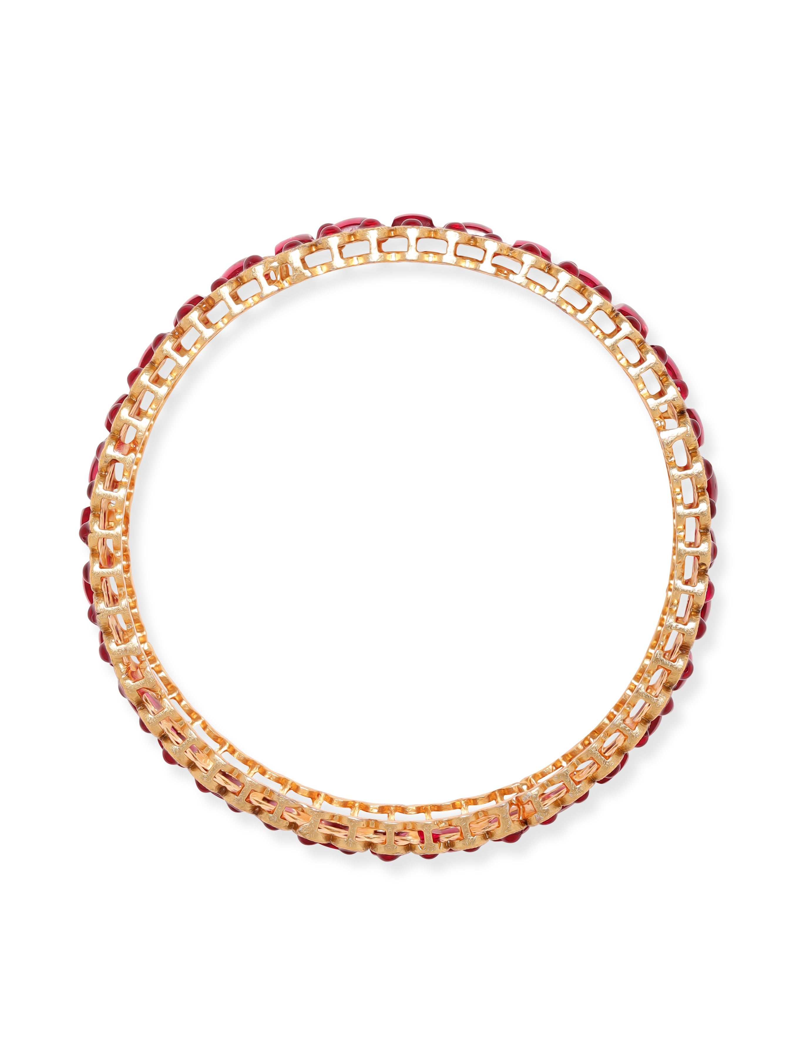 Fuchsia Shine Bangles