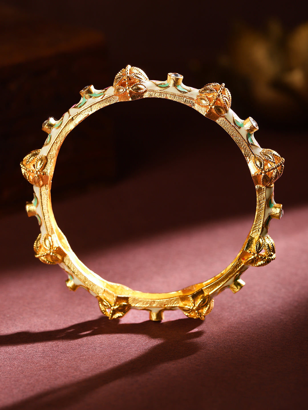 Pastel Finery Multicolour Kundan Bangles