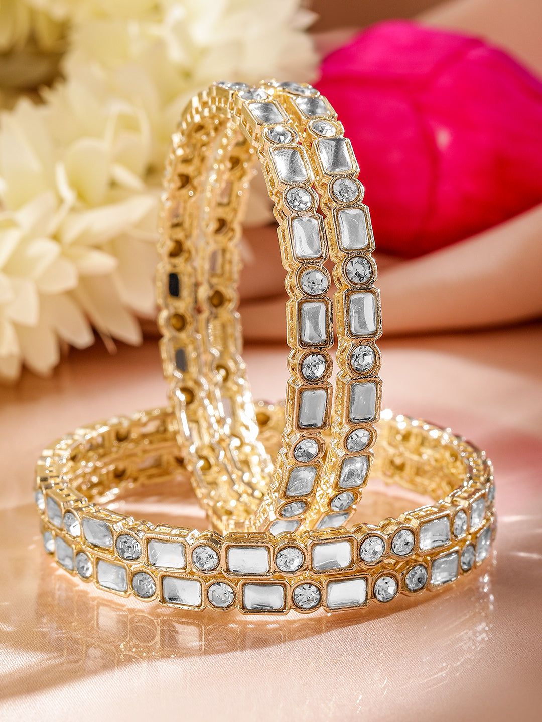 Legacy Luxe Kundan Bangles