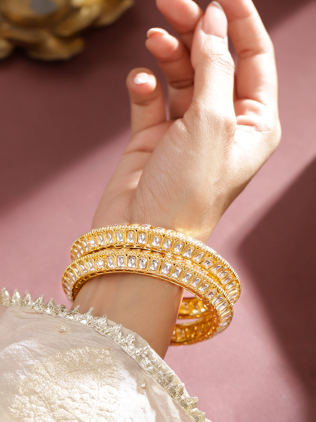 Royal Muse Kundan Bangles