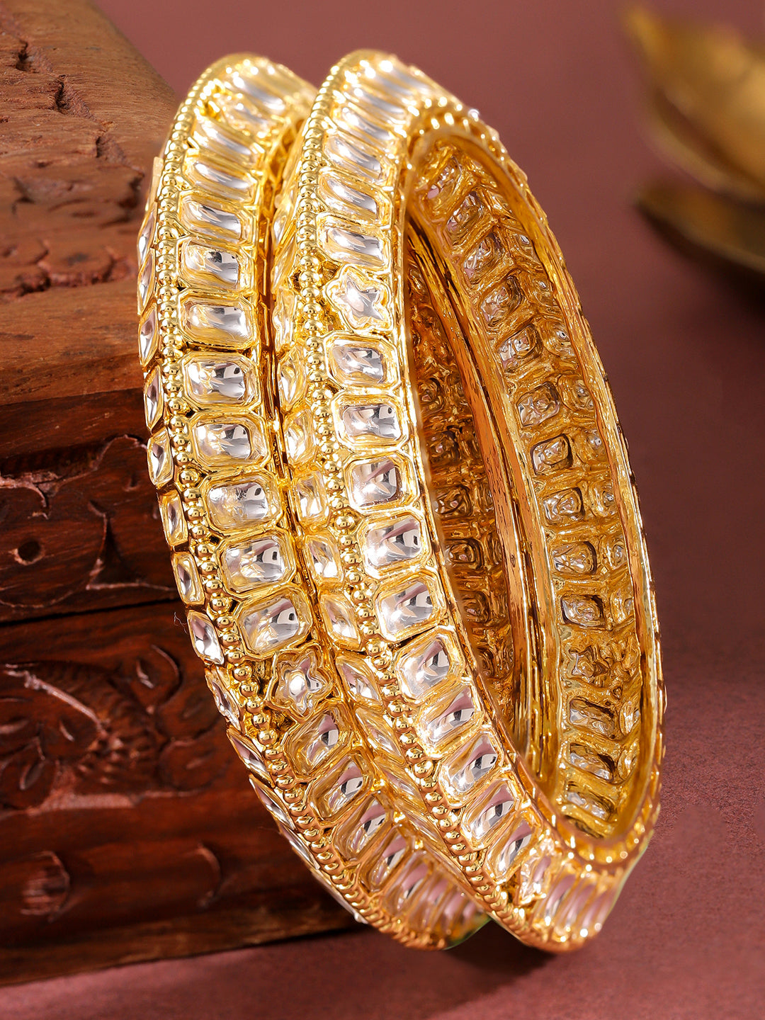 Royal Muse Kundan Bangles