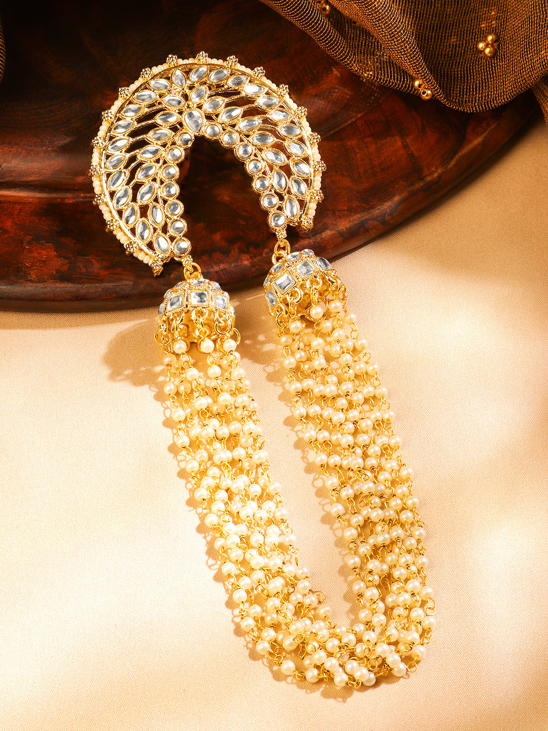 Golden Glow of Grace Hair Brooch