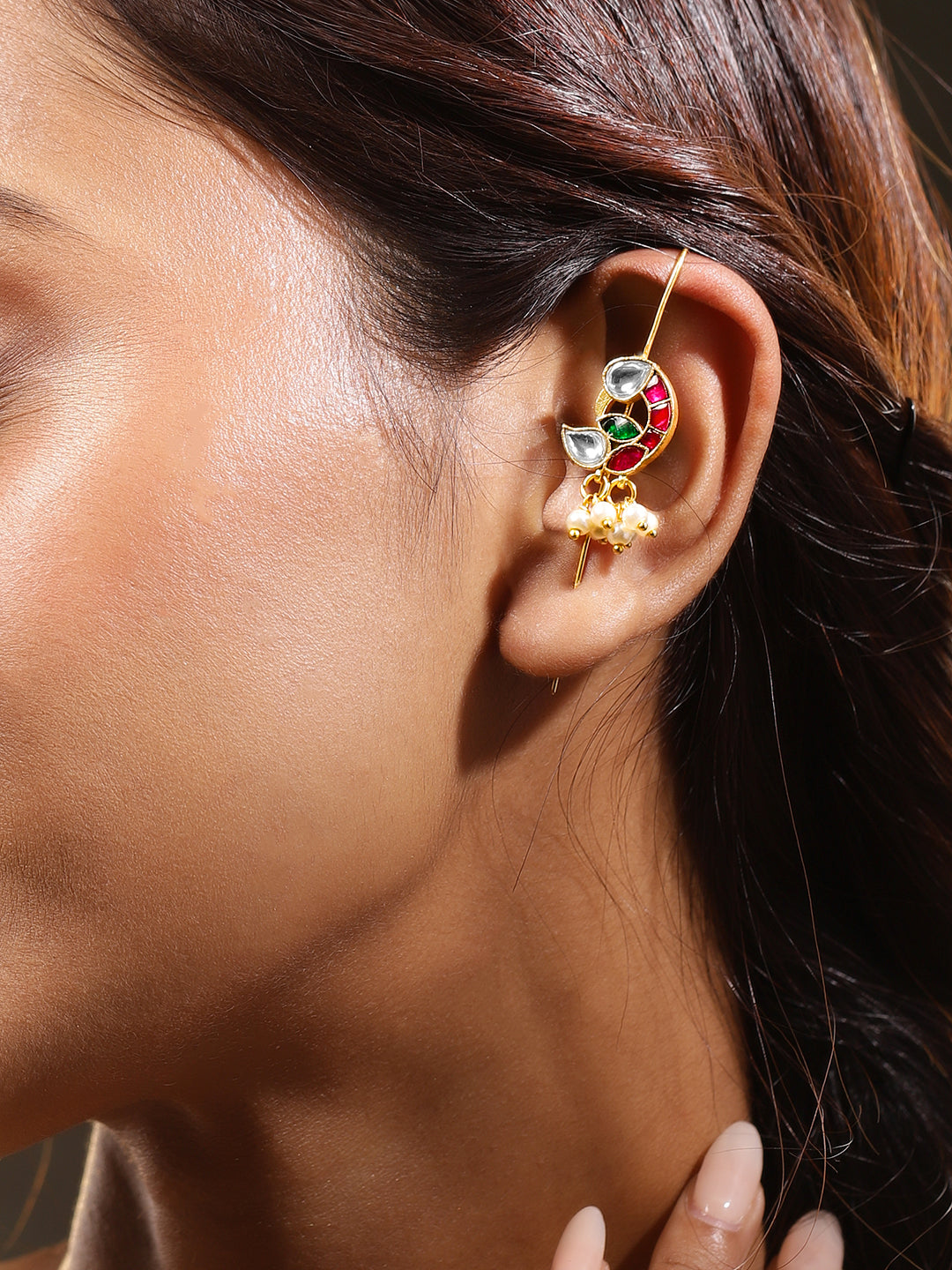 Pink & Green Modern Tradition Earrings