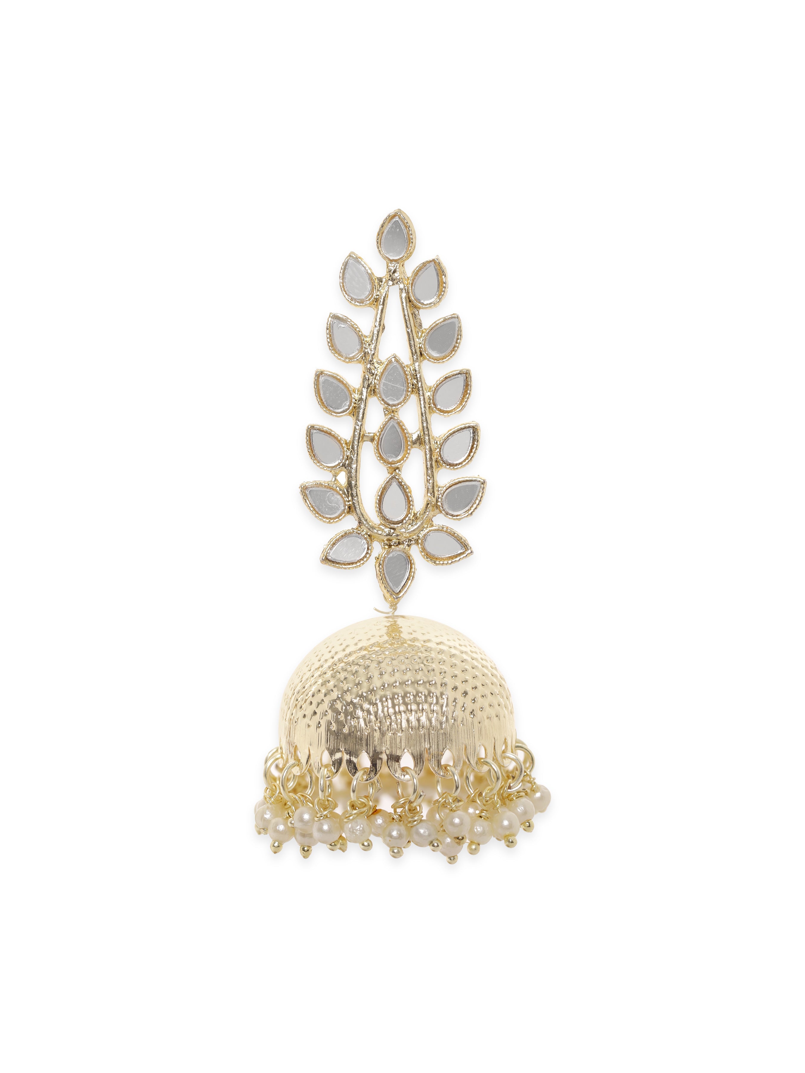 Artisan Mirror & Pearl Jhumka