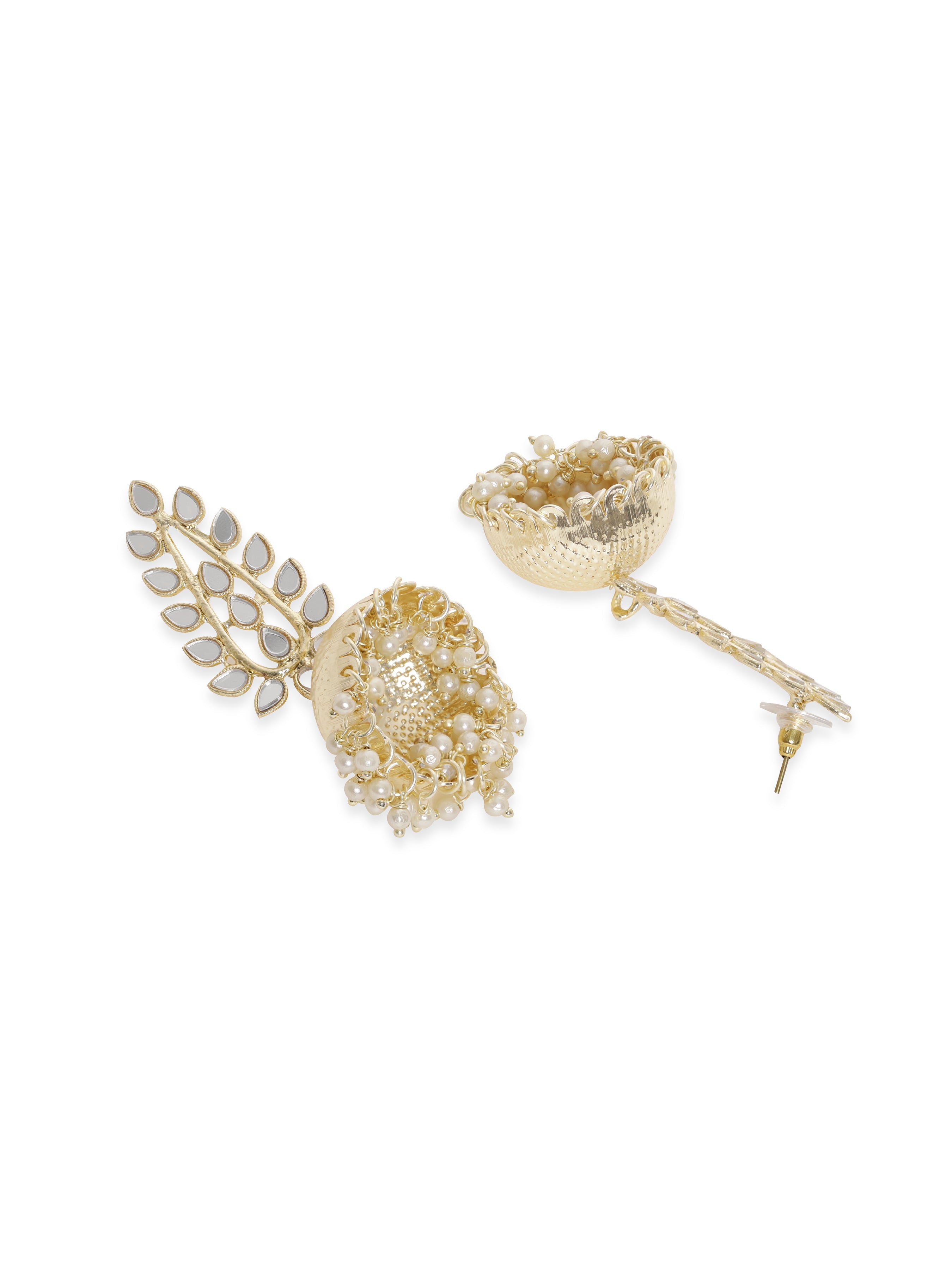 Artisan Mirror & Pearl Jhumka