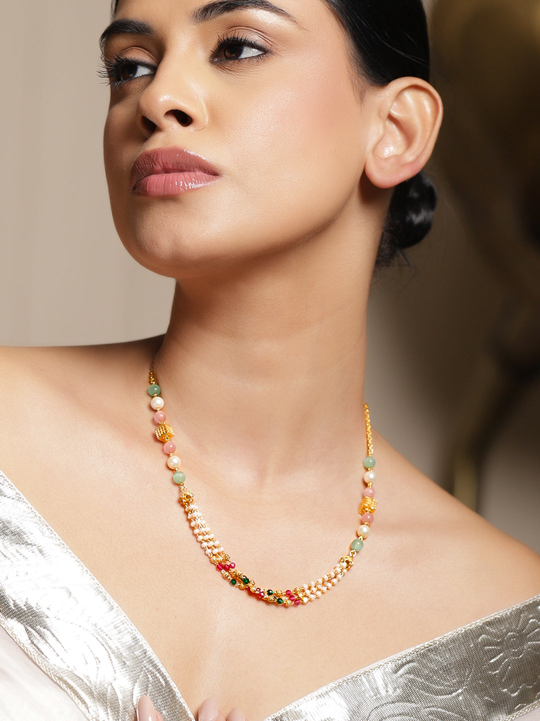 Charming Colourful Beads Necklace