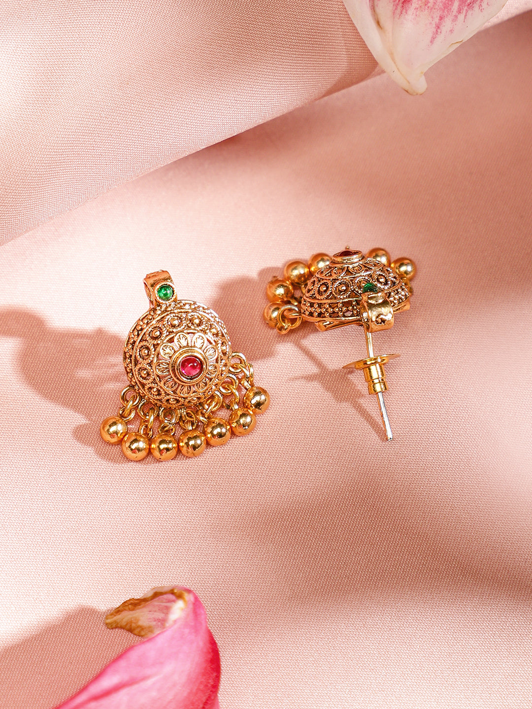 Gold Drops Necklace Set