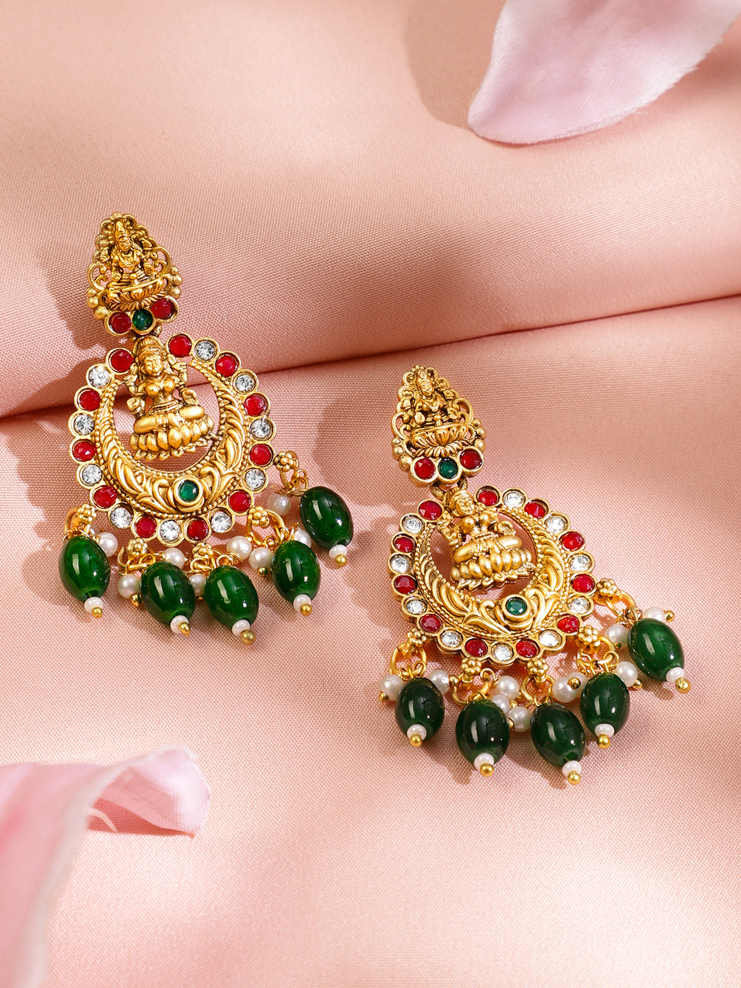 Laxmi Motif Multicolor Necklace Set