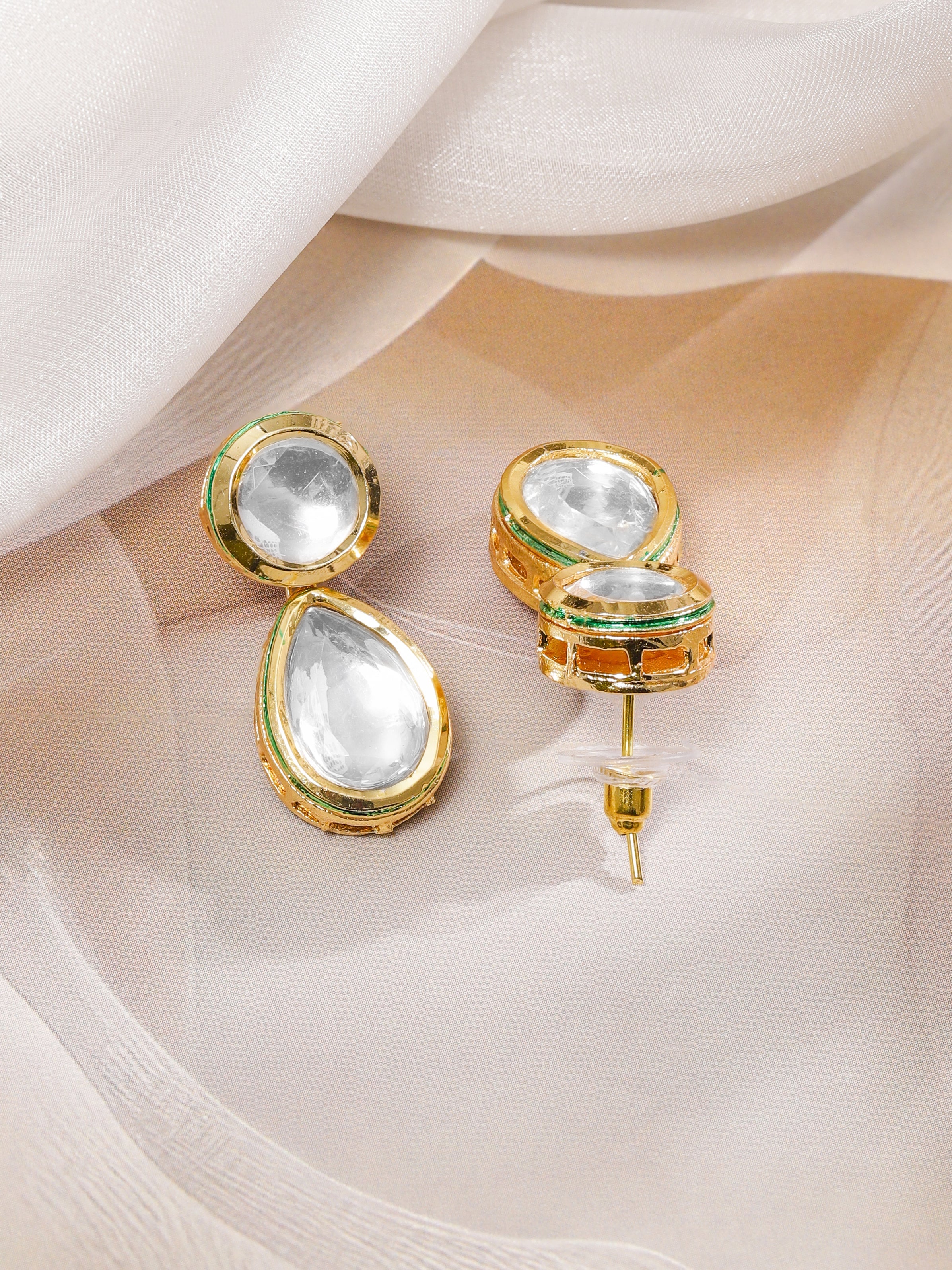 Luxe Polki Kundan Necklace Set