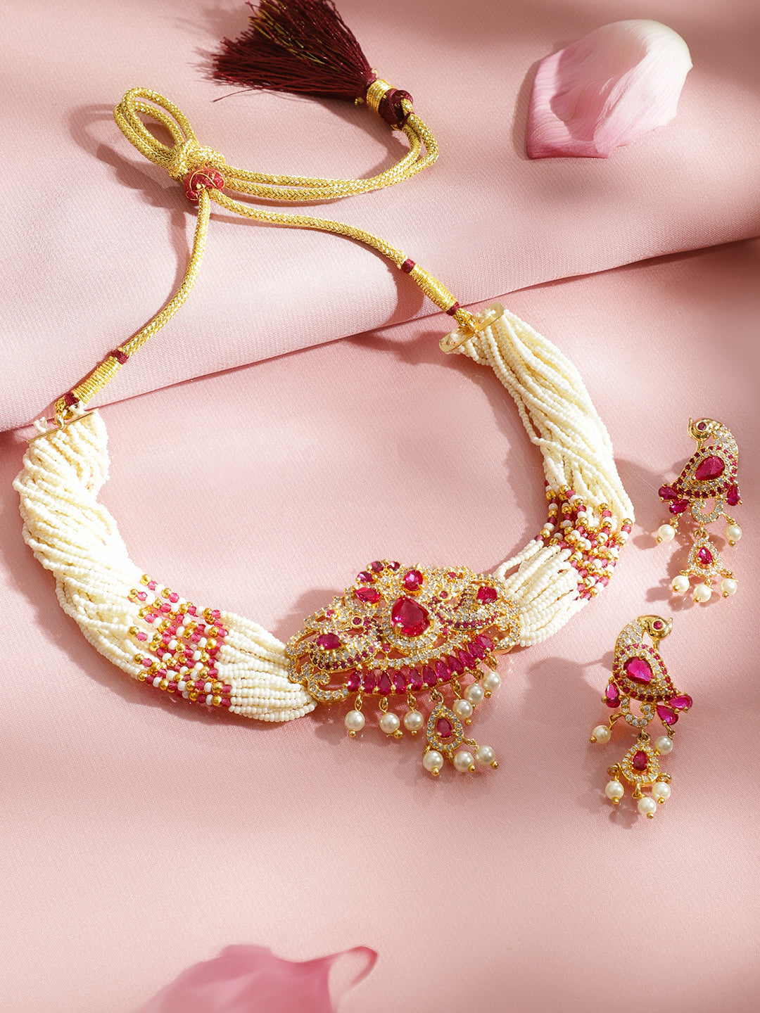 Echoes of the Pink Necklace Set