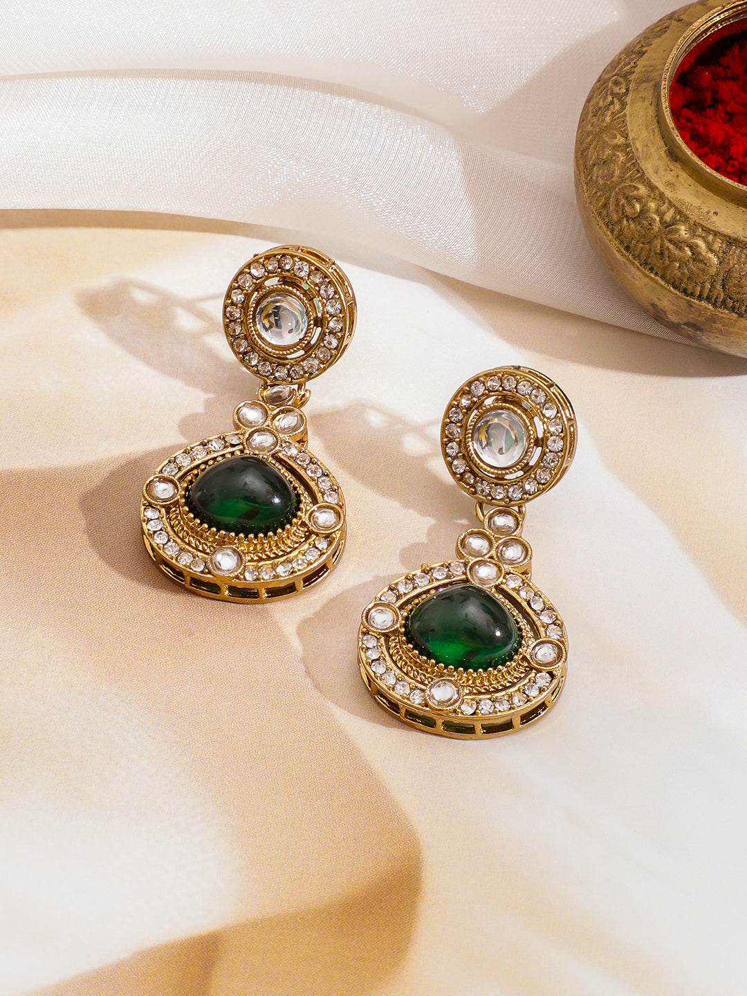 Color Mist Kundan Necklace Set
