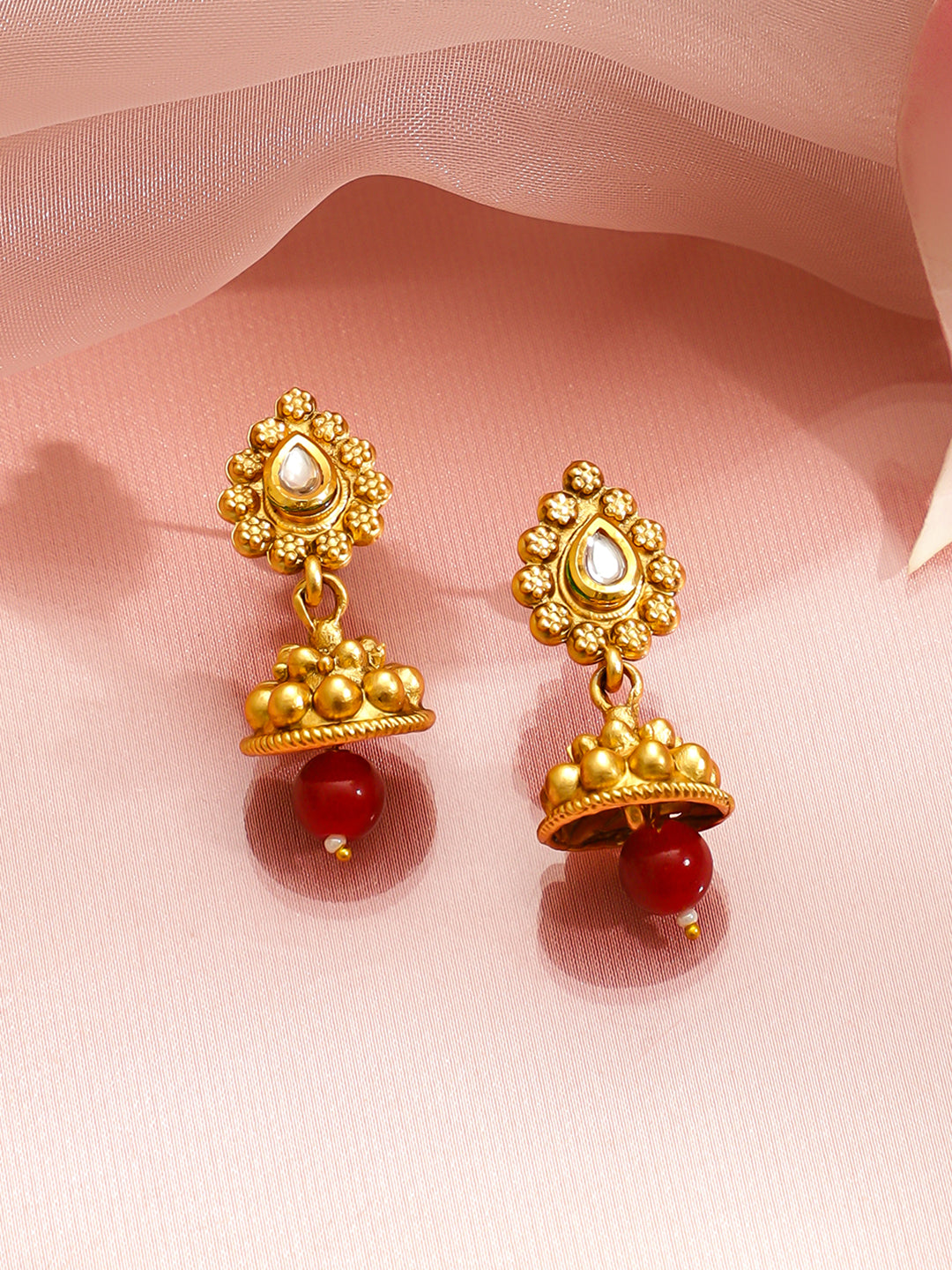 Heritage in Pearl & Red Necklace Set