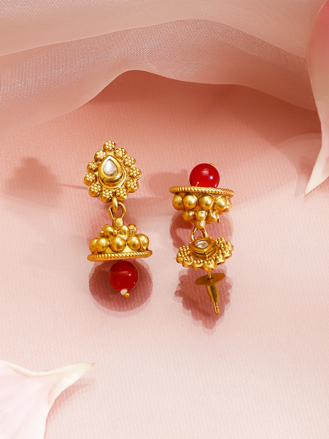 Heritage in Pearl & Red Necklace Set