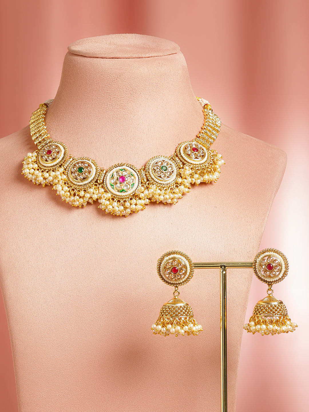 Royal Roots Golden Necklace Set