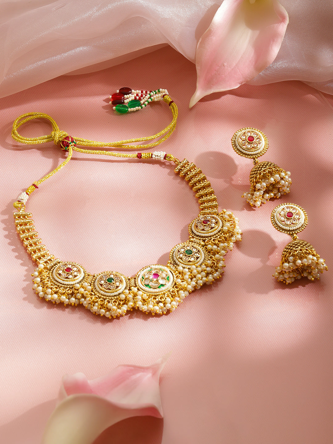 Royal Roots Golden Necklace Set