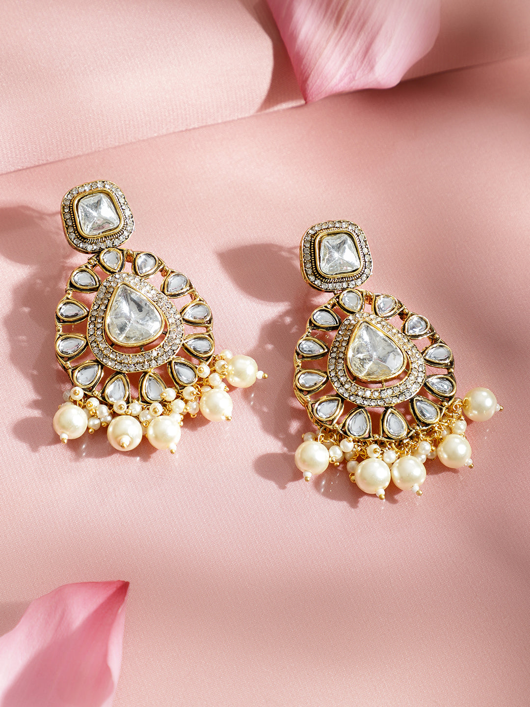 Whisper of Eternal Kundan Pearl Necklace Set