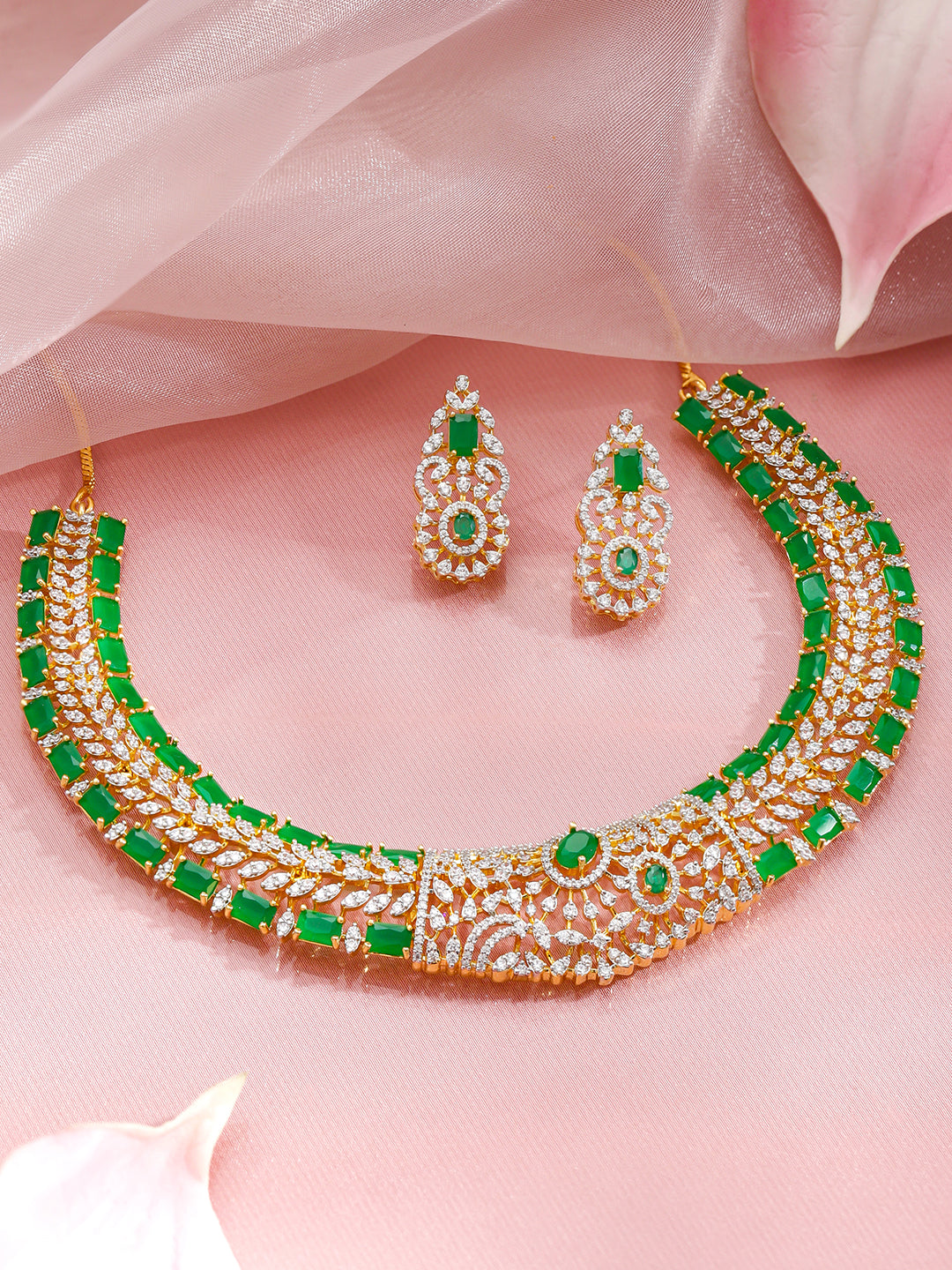 Evergreen Collar Necklace Set