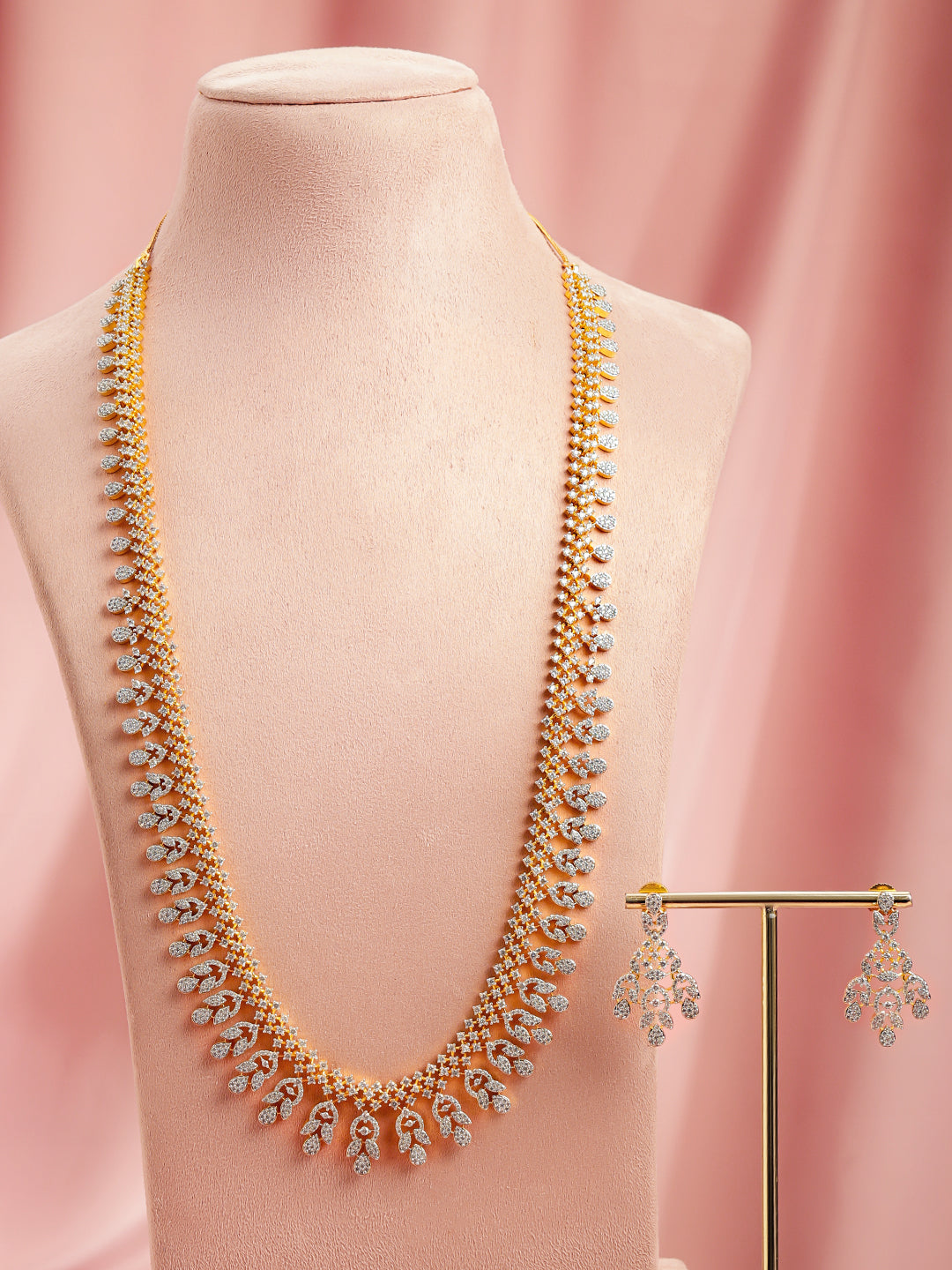 Crystal Crown Necklace Set