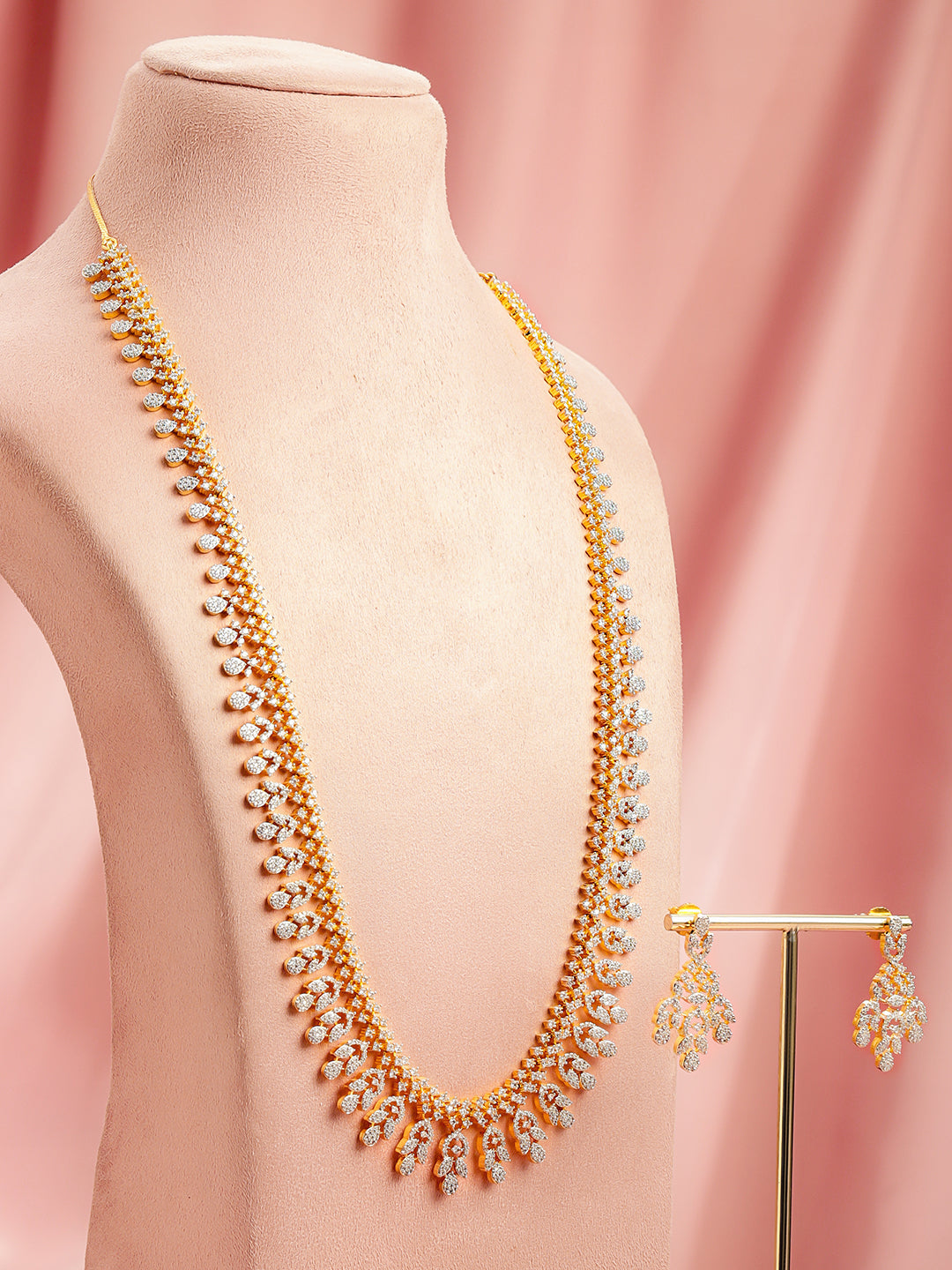 Crystal Crown Necklace Set