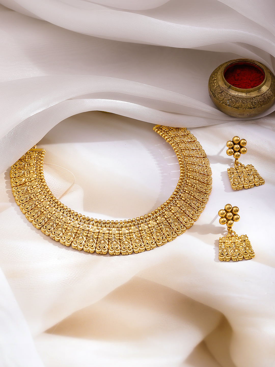 Golden Harmony Necklace Set
