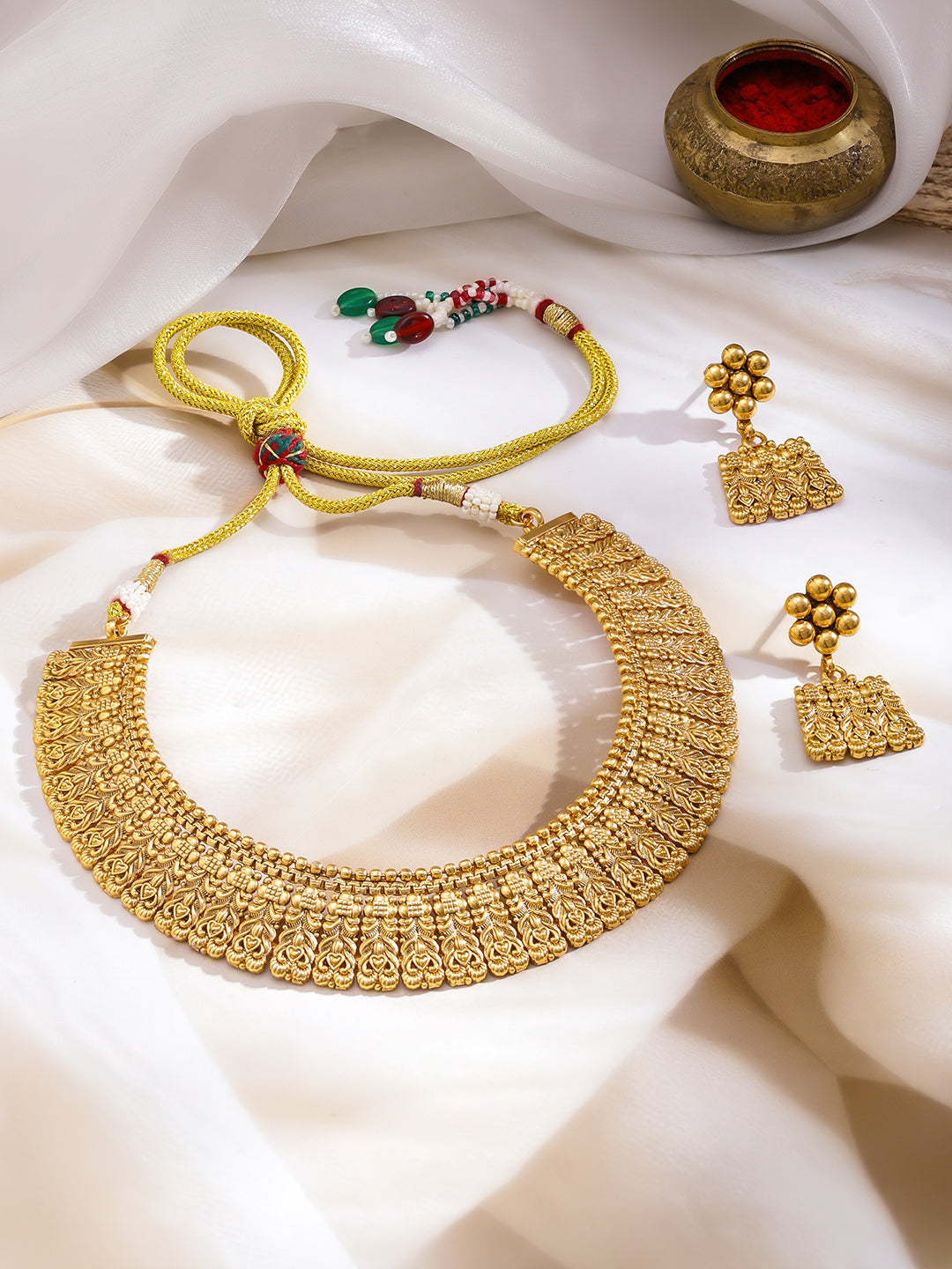 Golden Harmony Necklace Set