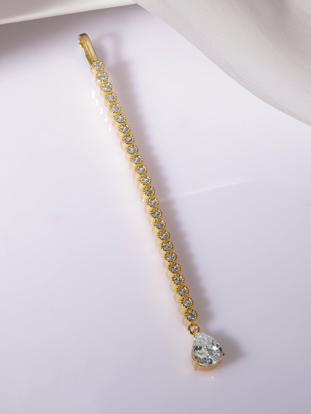 Gleaming Maang Tikka American Diamond
