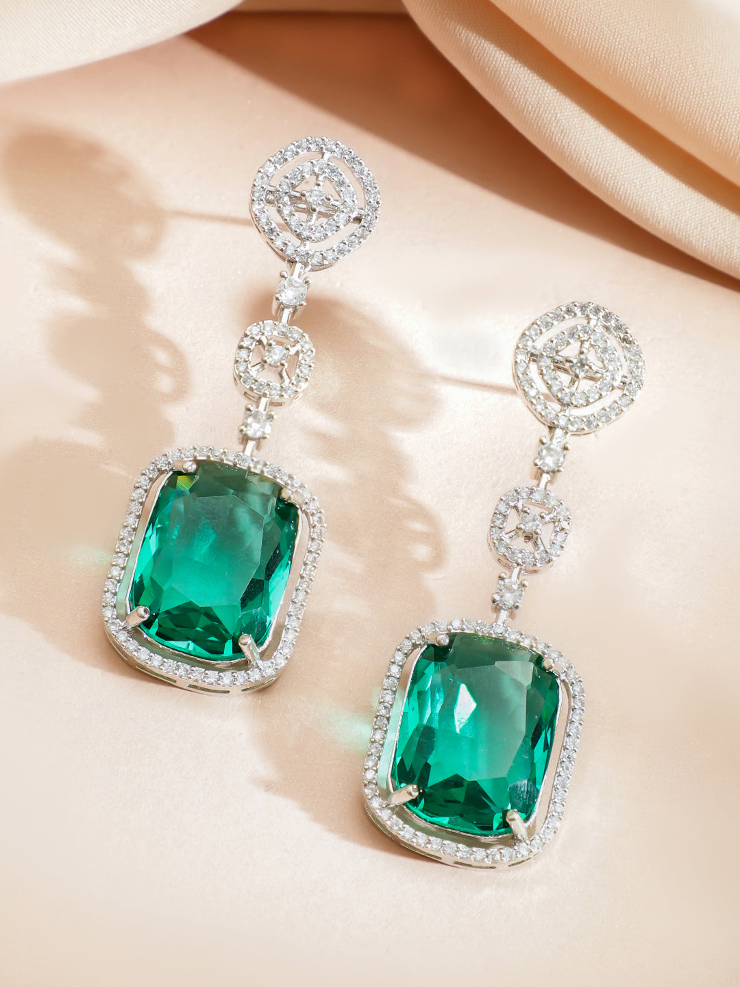 Emerald Moonlight Necklace Set