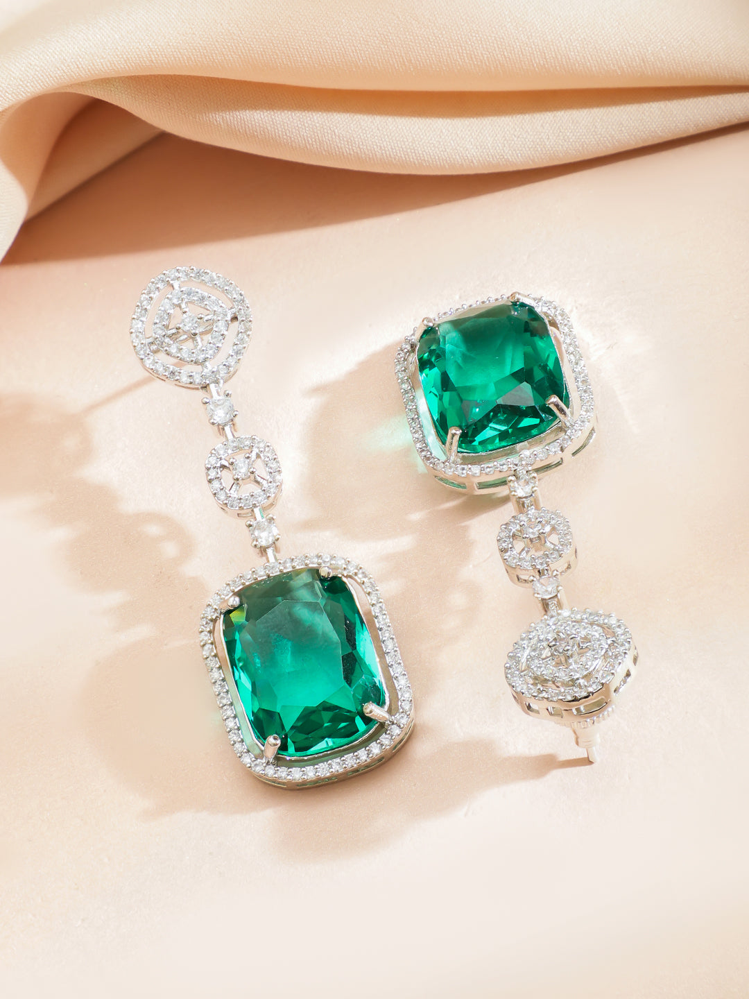 Emerald Moonlight Necklace Set