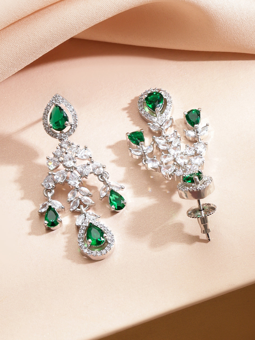 Emerald Crown Necklace Set
