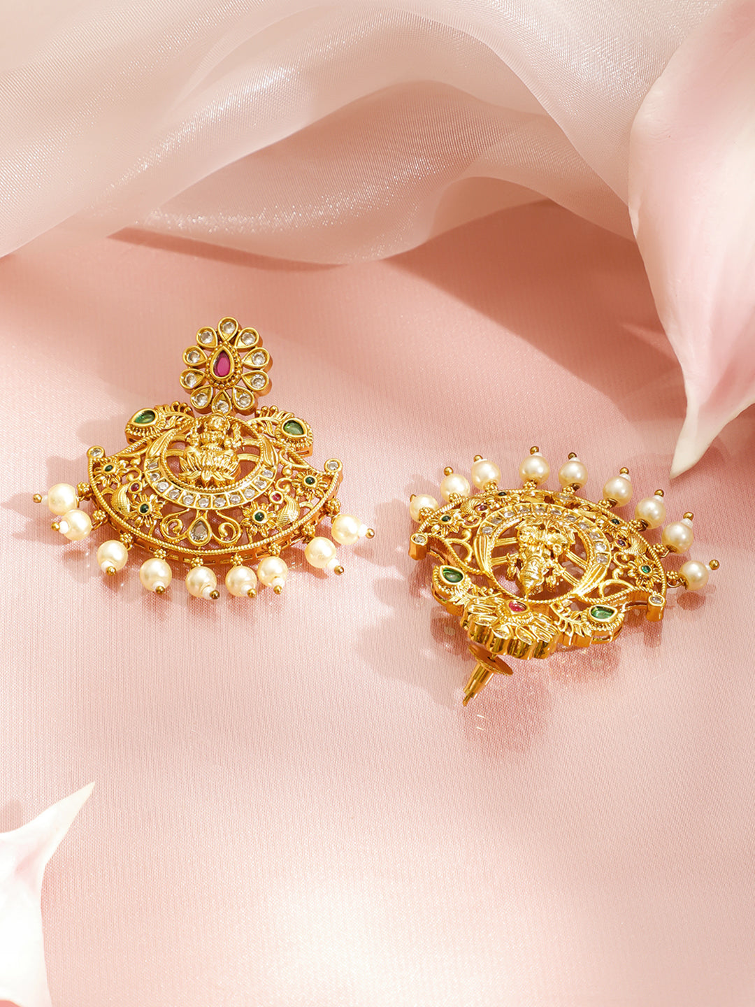Lakshmi Glow Temple Necklace Set