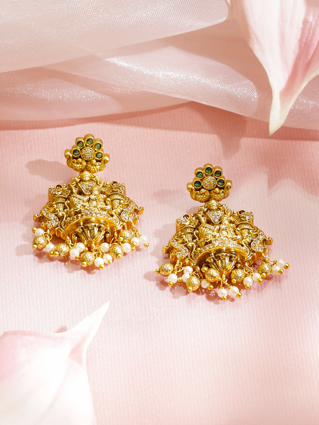 Royal Lakshmi Motif Necklace Set