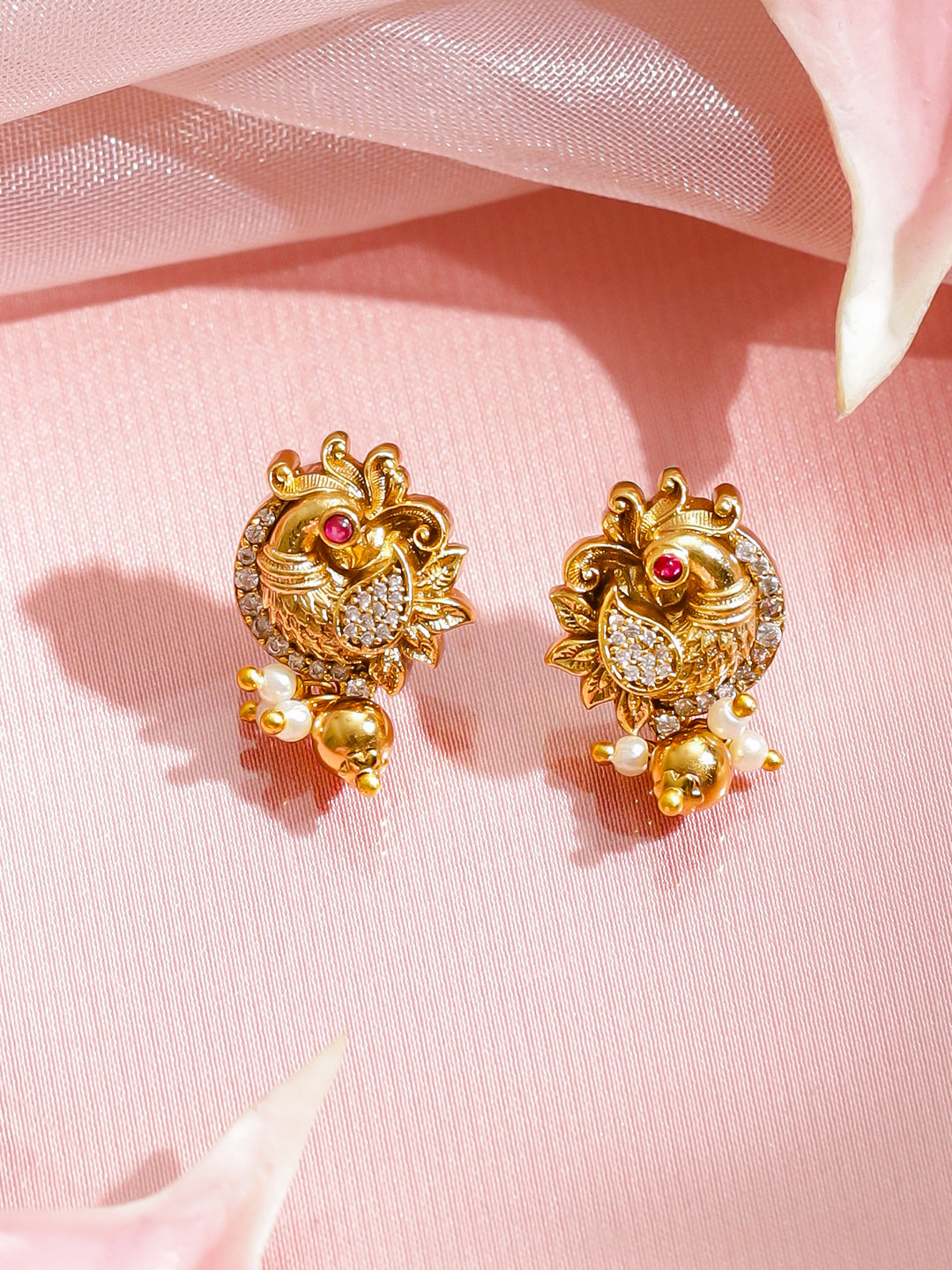 Lakshmi Spark Temple Necklace Set